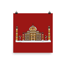 Load image into Gallery viewer, Gingerbread Taj Mahal Print