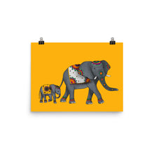 Load image into Gallery viewer, Mandala Elephants Poster