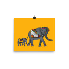 Load image into Gallery viewer, Mandala Elephants Poster