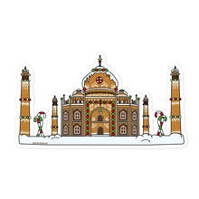 Load image into Gallery viewer, Gingerbread Taj Mahal Stickers