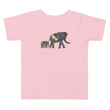 Load image into Gallery viewer, Mandala Elephants Toddler T-shirt