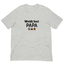 Load image into Gallery viewer, World's Best Papa T-shirt
