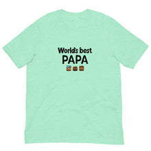 Load image into Gallery viewer, World's Best Papa T-shirt