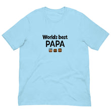 Load image into Gallery viewer, World's Best Papa T-shirt