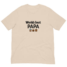 Load image into Gallery viewer, World's Best Papa T-shirt