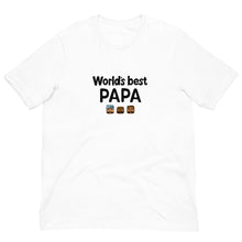 Load image into Gallery viewer, World's Best Papa T-shirt