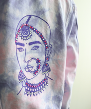 Load image into Gallery viewer, Line Drawing Rani Denim Jacket