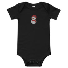 Load image into Gallery viewer, Baby Embroidered Desi Snowman Onesie