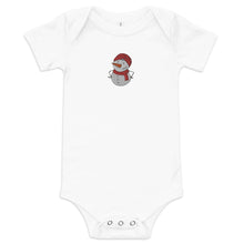 Load image into Gallery viewer, Baby Embroidered Desi Snowman Onesie