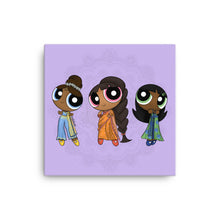 Load image into Gallery viewer, Desi Powerpuff Girls Canvas
