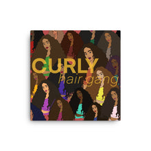 Load image into Gallery viewer, Curly Hair Gang Canvas