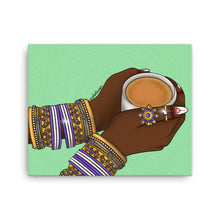 Load image into Gallery viewer, Bangles and Chai Canvas
