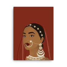 Load image into Gallery viewer, Red and White Rani Canvas
