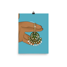 Load image into Gallery viewer, Hanging Desi Earring Print