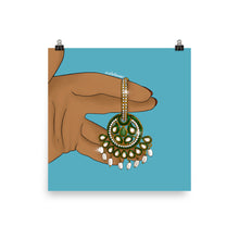 Load image into Gallery viewer, Hanging Desi Earring Print