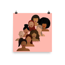 Load image into Gallery viewer, Diverse Women Empowerment Print Light Pink