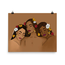 Load image into Gallery viewer, Peaceful Brown Skin Women Print

