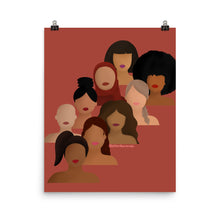 Load image into Gallery viewer, Diverse Women Empowerment Print Dusty Rose