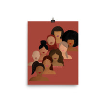 Load image into Gallery viewer, Diverse Women Empowerment Print Dusty Rose