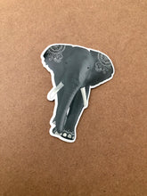Load image into Gallery viewer, Sticker: Elephant with Mendhi designs
