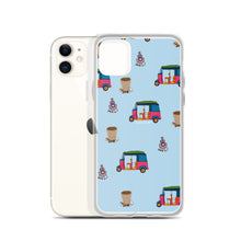 Load image into Gallery viewer, Auto, Earrings, and Chai Blue Phone Case: iPhone