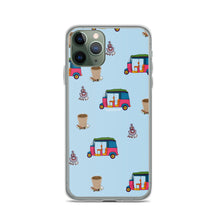 Load image into Gallery viewer, Auto, Earrings, and Chai Blue Phone Case: iPhone