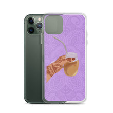 Load image into Gallery viewer, Iced Coffee Mendhi Hands Phone Case: iPhone