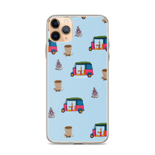 Load image into Gallery viewer, Auto, Earrings, and Chai Blue Phone Case: iPhone