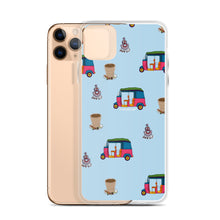Load image into Gallery viewer, Auto, Earrings, and Chai Blue Phone Case: iPhone
