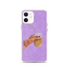 Load image into Gallery viewer, Iced Coffee Mendhi Hands Phone Case: iPhone