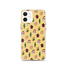 Load image into Gallery viewer, Desi Christmas Elements Yellow iPhone Case