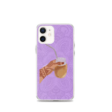 Load image into Gallery viewer, Iced Coffee Mendhi Hands Phone Case: iPhone