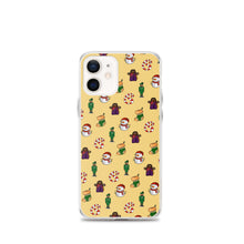 Load image into Gallery viewer, Desi Christmas Elements Yellow iPhone Case
