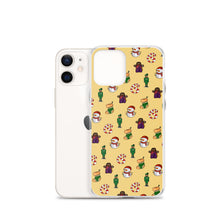 Load image into Gallery viewer, Desi Christmas Elements Yellow iPhone Case