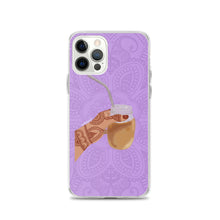 Load image into Gallery viewer, Iced Coffee Mendhi Hands Phone Case: iPhone
