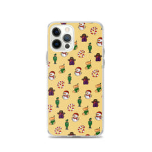 Load image into Gallery viewer, Desi Christmas Elements Yellow iPhone Case