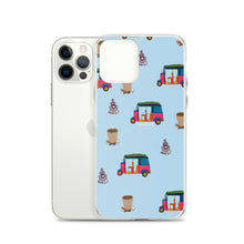 Load image into Gallery viewer, Auto, Earrings, and Chai Blue Phone Case: iPhone