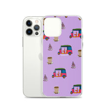 Load image into Gallery viewer, Auto, Earrings, and Chai Purple Phone Case: iPhone