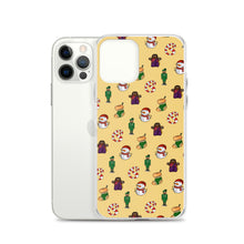 Load image into Gallery viewer, Desi Christmas Elements Yellow iPhone Case