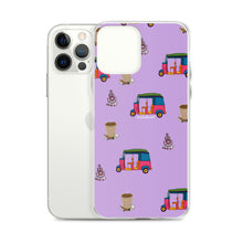 Load image into Gallery viewer, Auto, Earrings, and Chai Purple Phone Case: iPhone