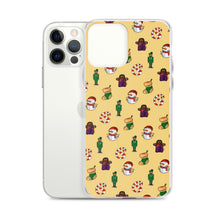 Load image into Gallery viewer, Desi Christmas Elements Yellow iPhone Case
