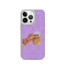 Load image into Gallery viewer, Iced Coffee Mendhi Hands Phone Case: iPhone