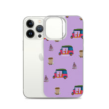 Load image into Gallery viewer, Auto, Earrings, and Chai Purple Phone Case: iPhone