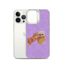 Load image into Gallery viewer, Iced Coffee Mendhi Hands Phone Case: iPhone