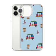Load image into Gallery viewer, Auto, Earrings, and Chai Blue Phone Case: iPhone