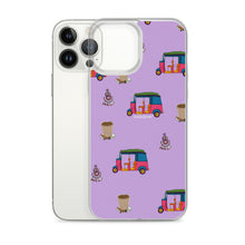 Load image into Gallery viewer, Auto, Earrings, and Chai Purple Phone Case: iPhone