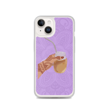 Load image into Gallery viewer, Iced Coffee Mendhi Hands Phone Case: iPhone