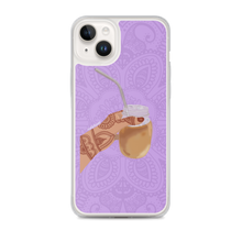 Load image into Gallery viewer, Iced Coffee Mendhi Hands Phone Case: iPhone