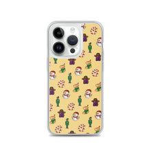 Load image into Gallery viewer, Desi Christmas Elements Yellow iPhone Case