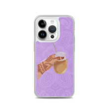 Load image into Gallery viewer, Iced Coffee Mendhi Hands Phone Case: iPhone